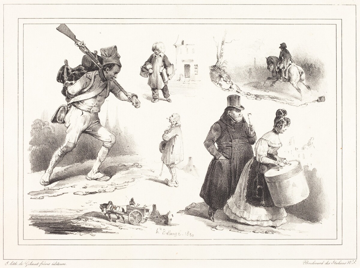 Social Vignettes by Hippolyte Bellangé