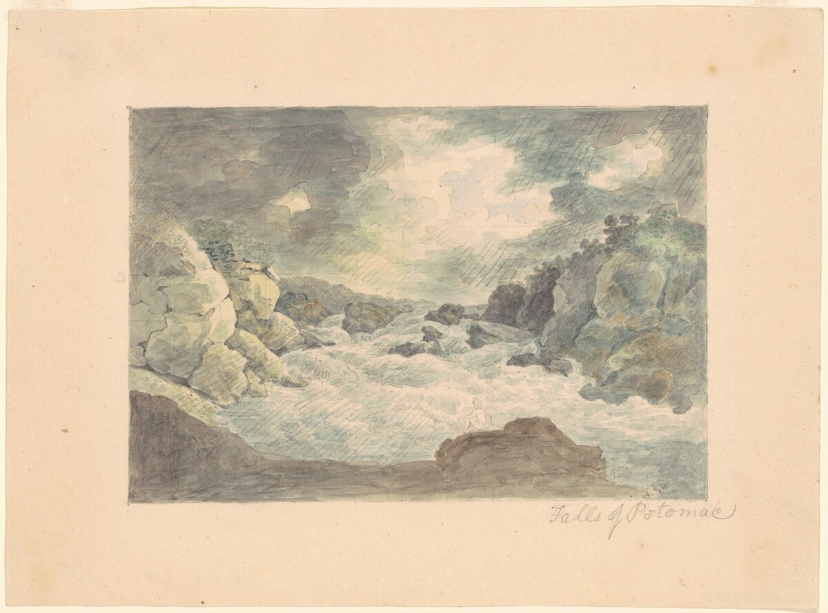 Falls of the Potomac by William Russell Birch