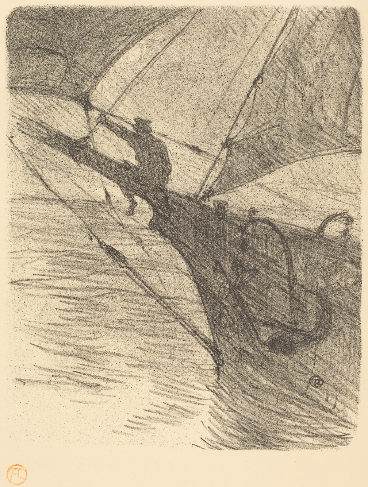 Oceano Nox by Henri de Toulouse-Lautrec