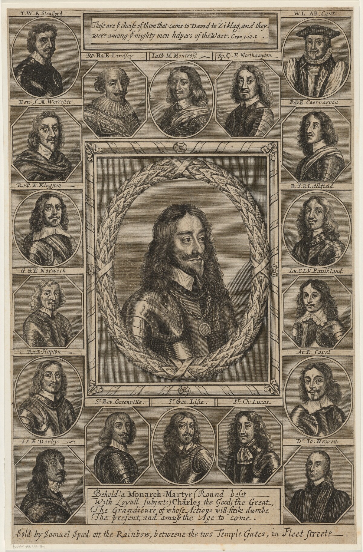 Charles I and His Supporters by Unknown Artist