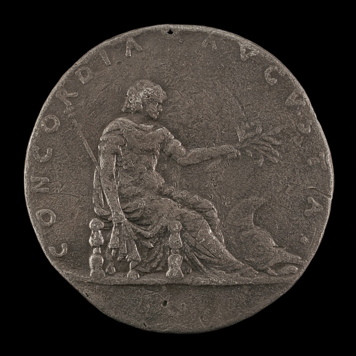 Concordia Holding a Lily Scepter and an Olive Branch by Francesco Laurana