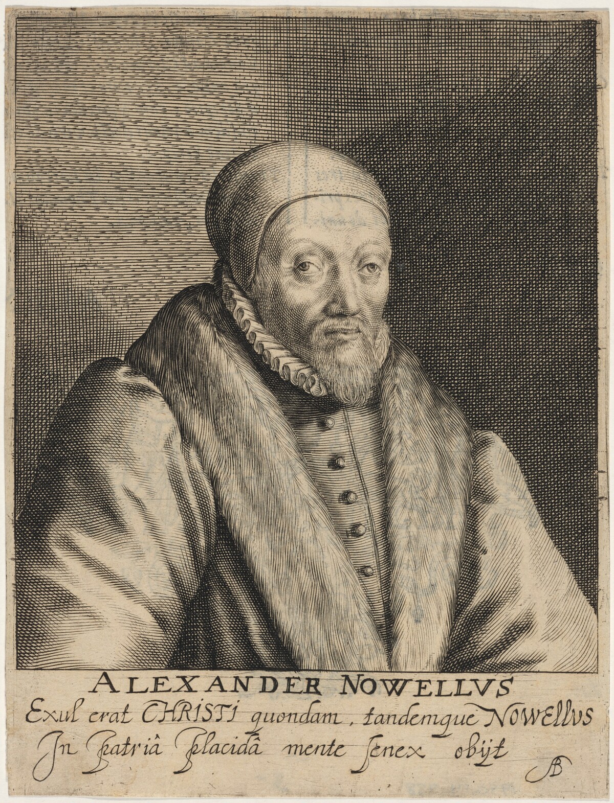 Alexander Nowell, Dean of Saint Paul's by Willem de Passe and Magdalena de Passe