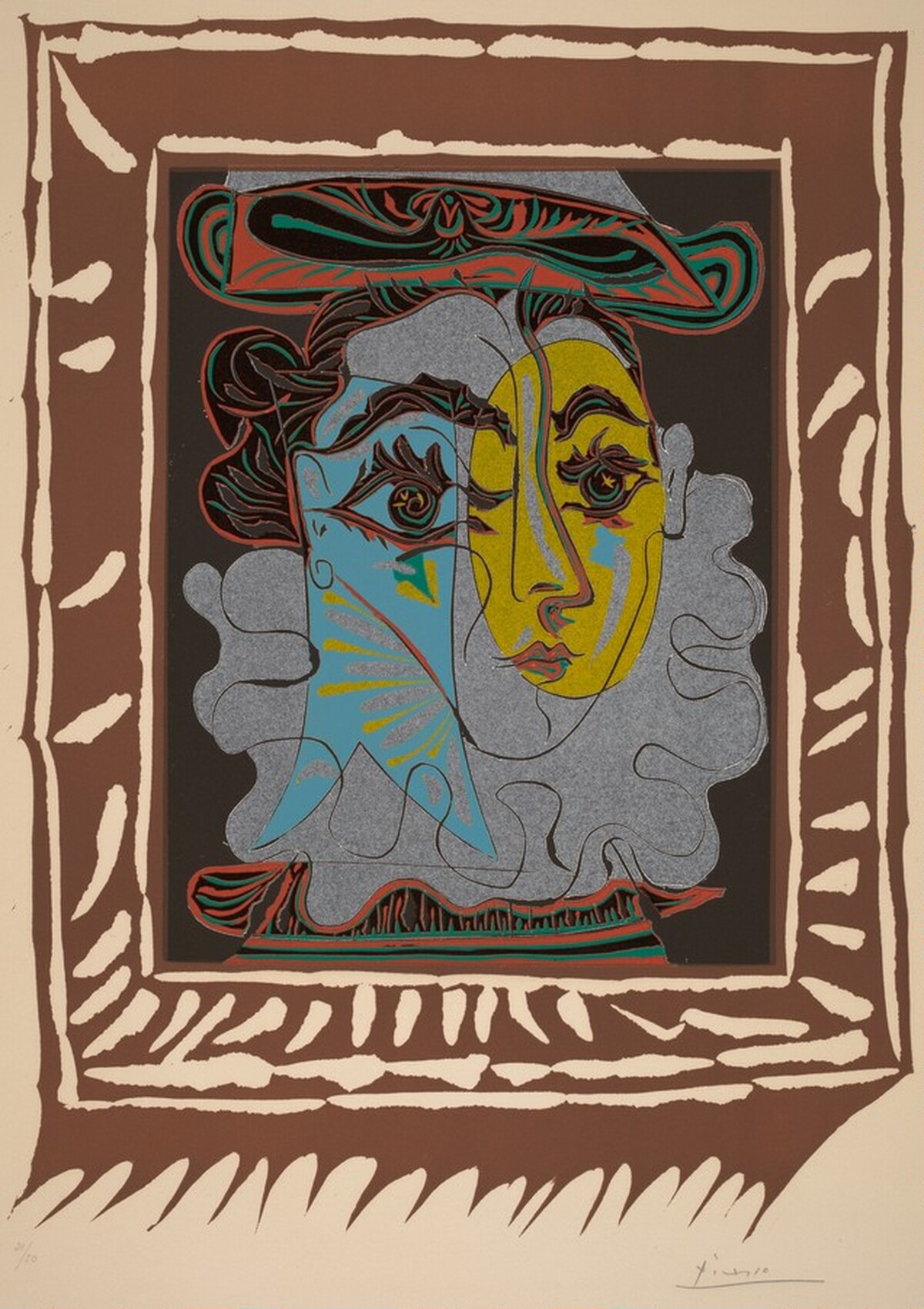 Woman with Hat (Femme au chapeau) by Pablo Picasso