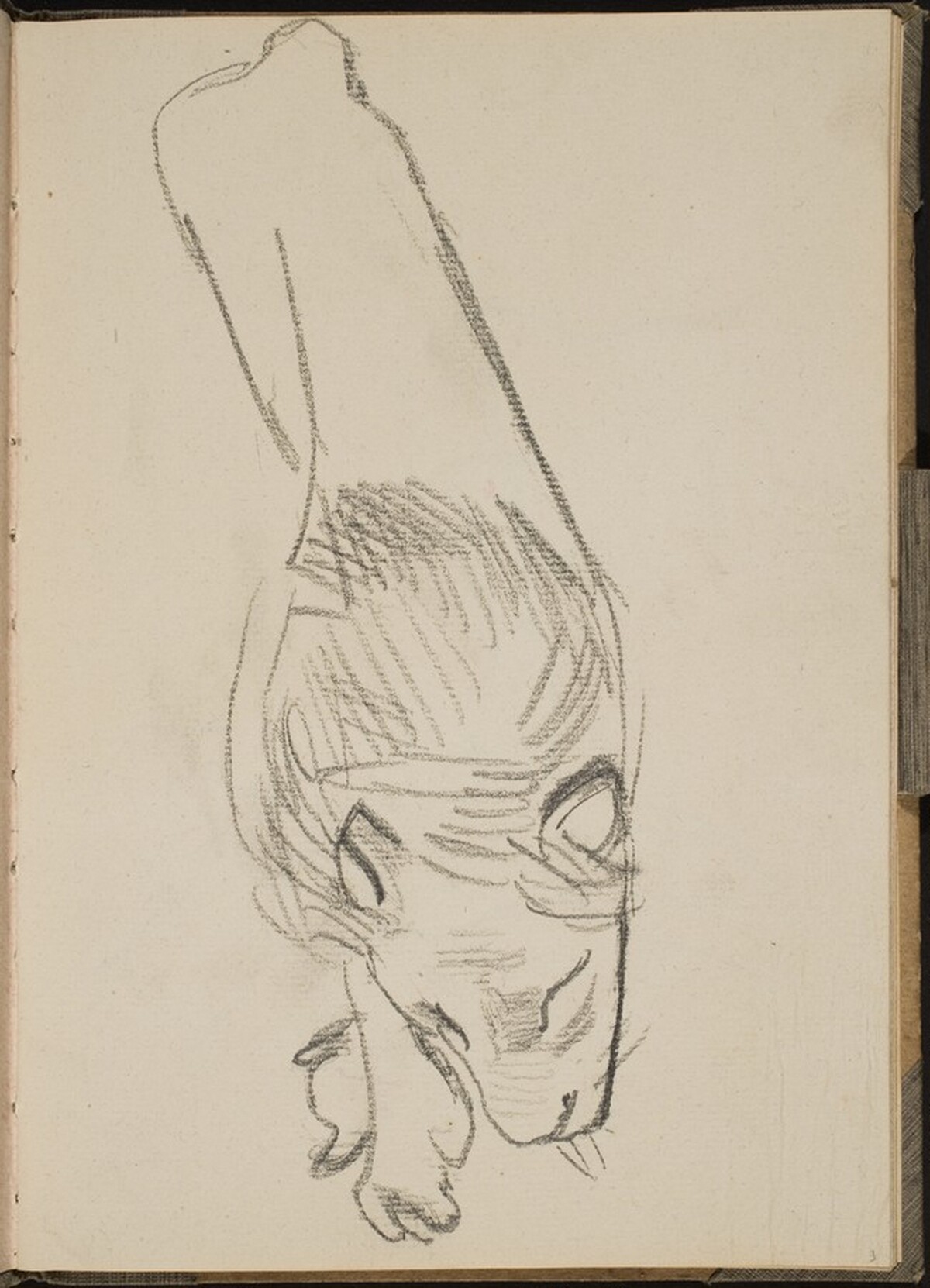 Liegender Löwe (Lion Reclining) [p. 3] by Max Beckmann