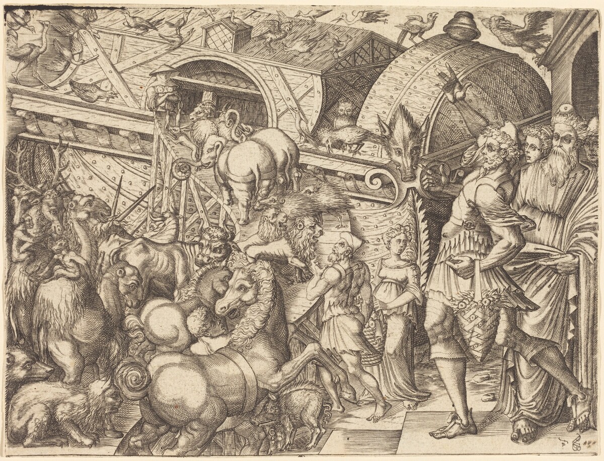 Noah's Ark by Pierre Woeiriot