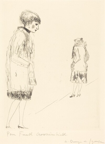 Prostitutes on the Sidewalk, Boulevard Sebastopol (Filles publiques sur le trottoir,