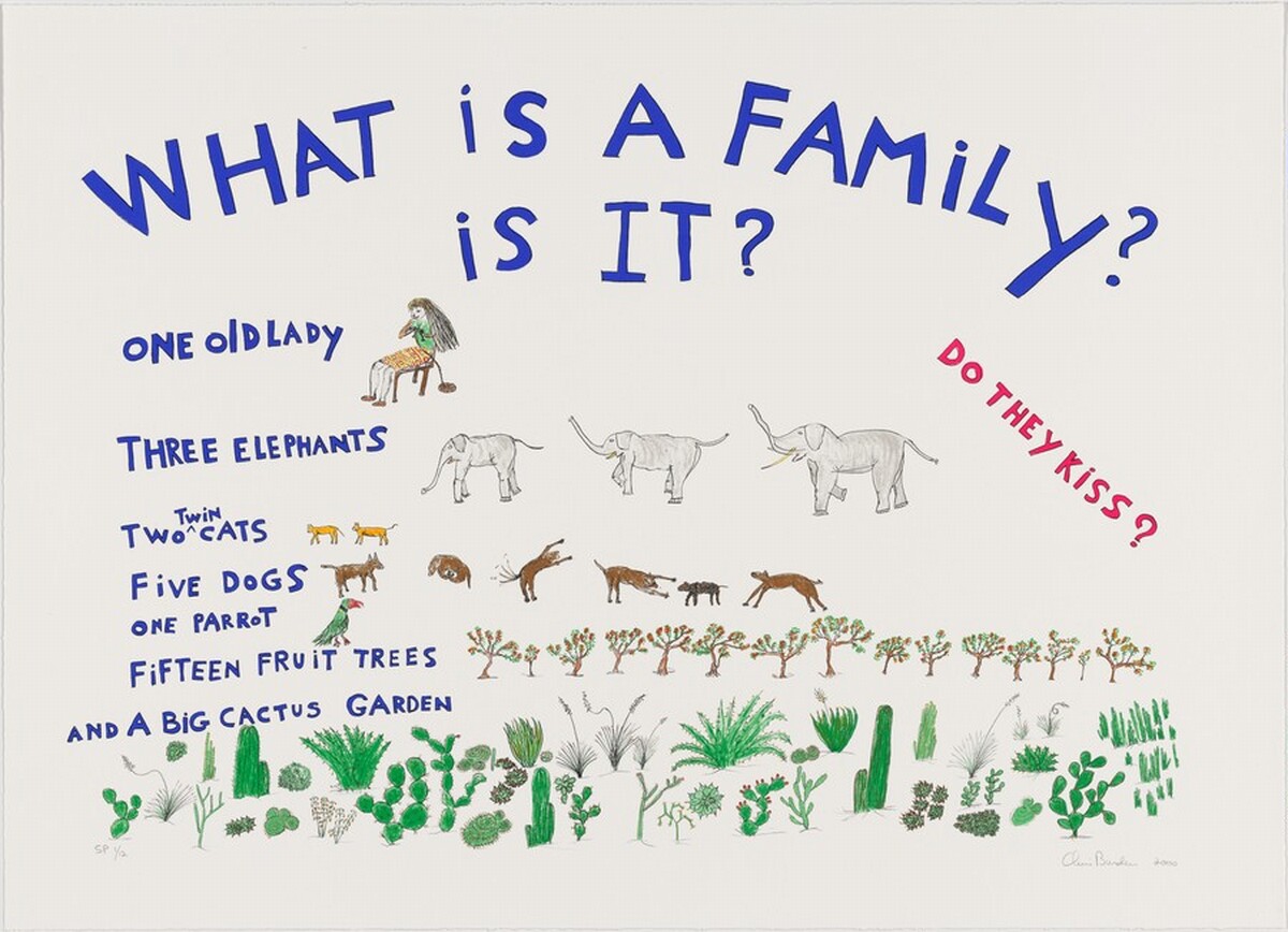 What Is a Family? [special proof] by Chris Burden