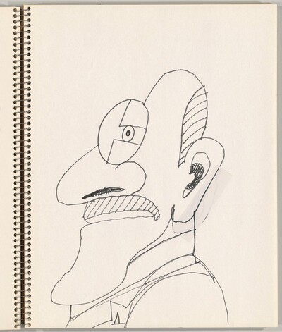 Self-Portrait in Profile