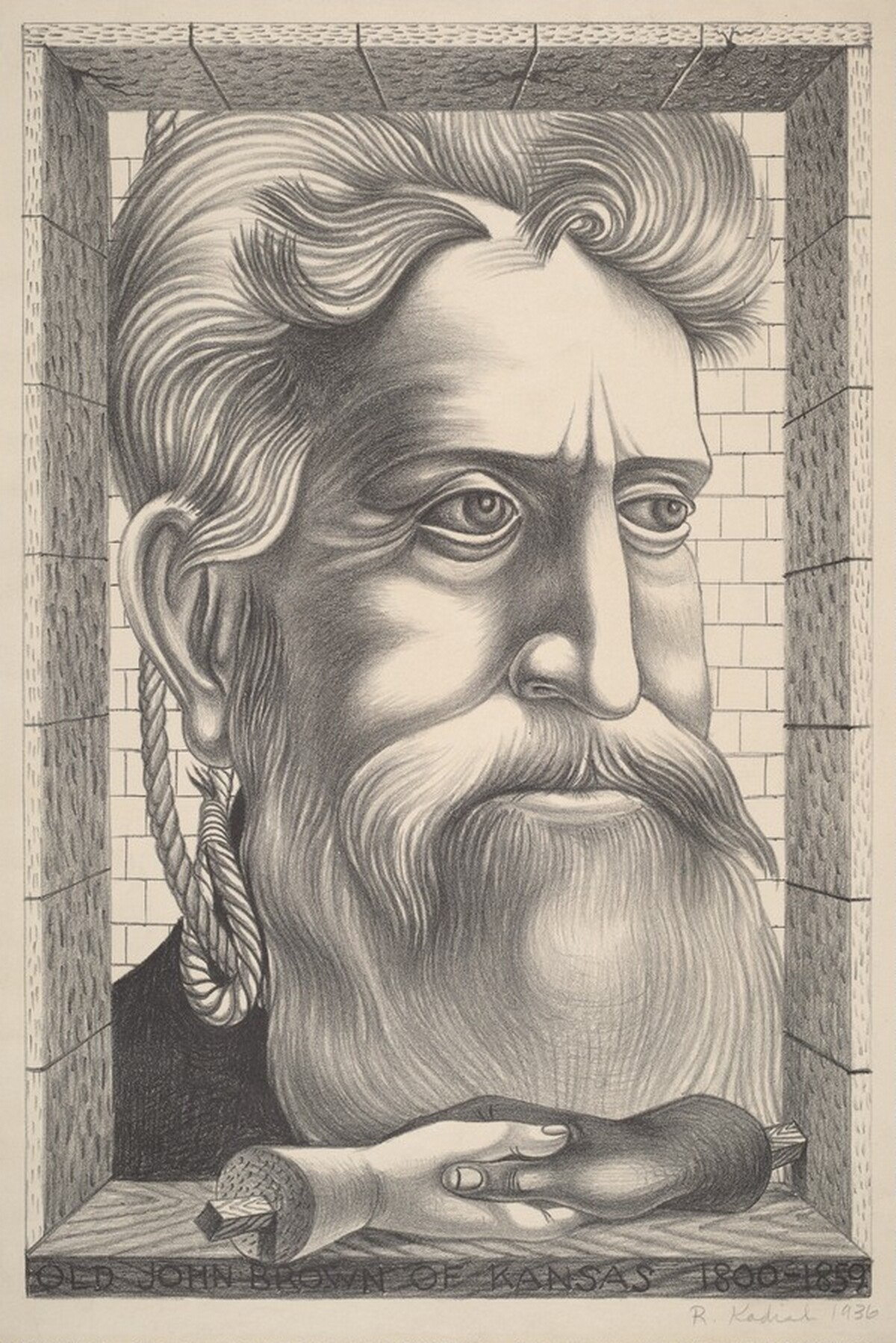Old John Brown of Kansas 1800-1859 by Reuben Kadish