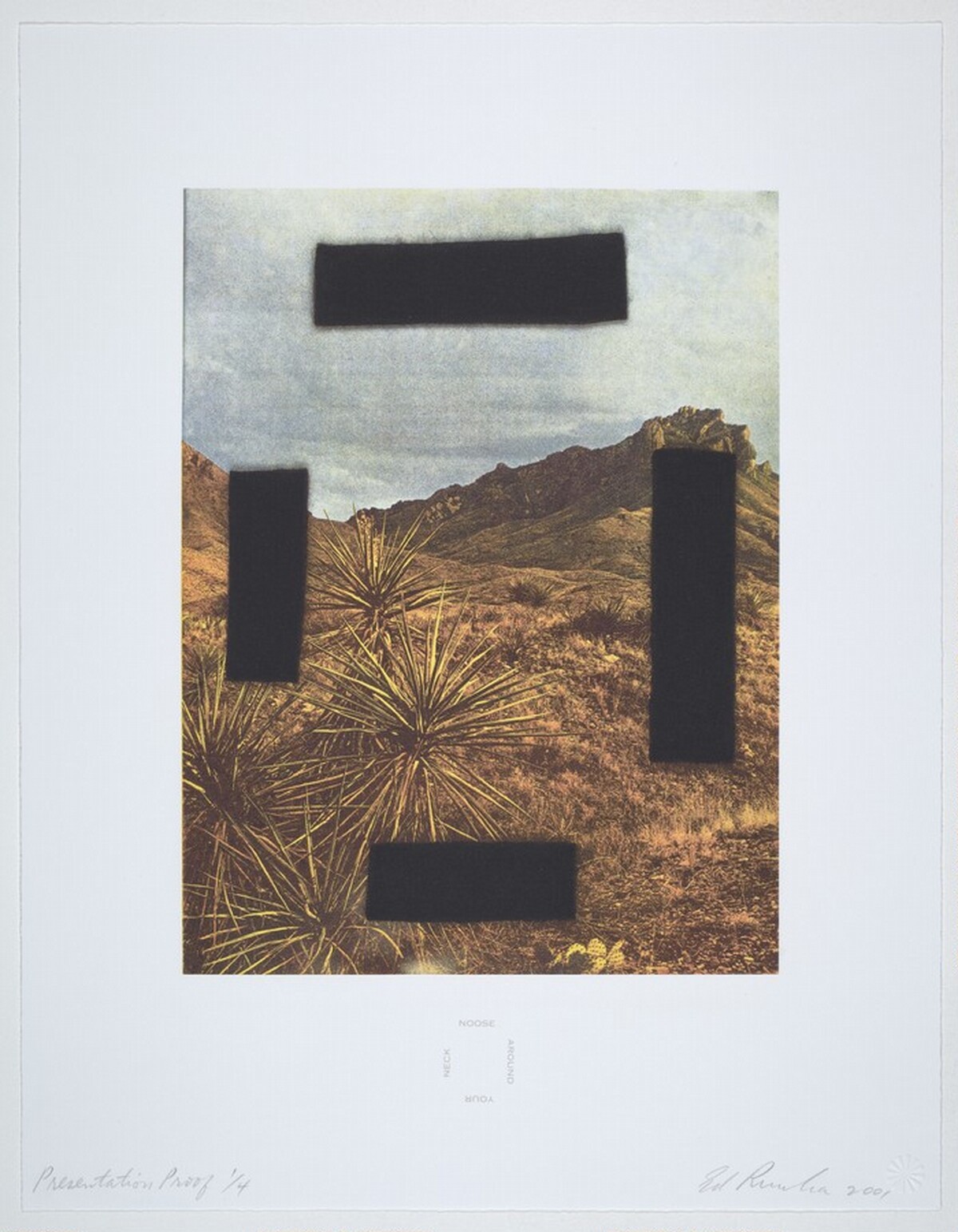 Noose Around Your Neck by Ed Ruscha