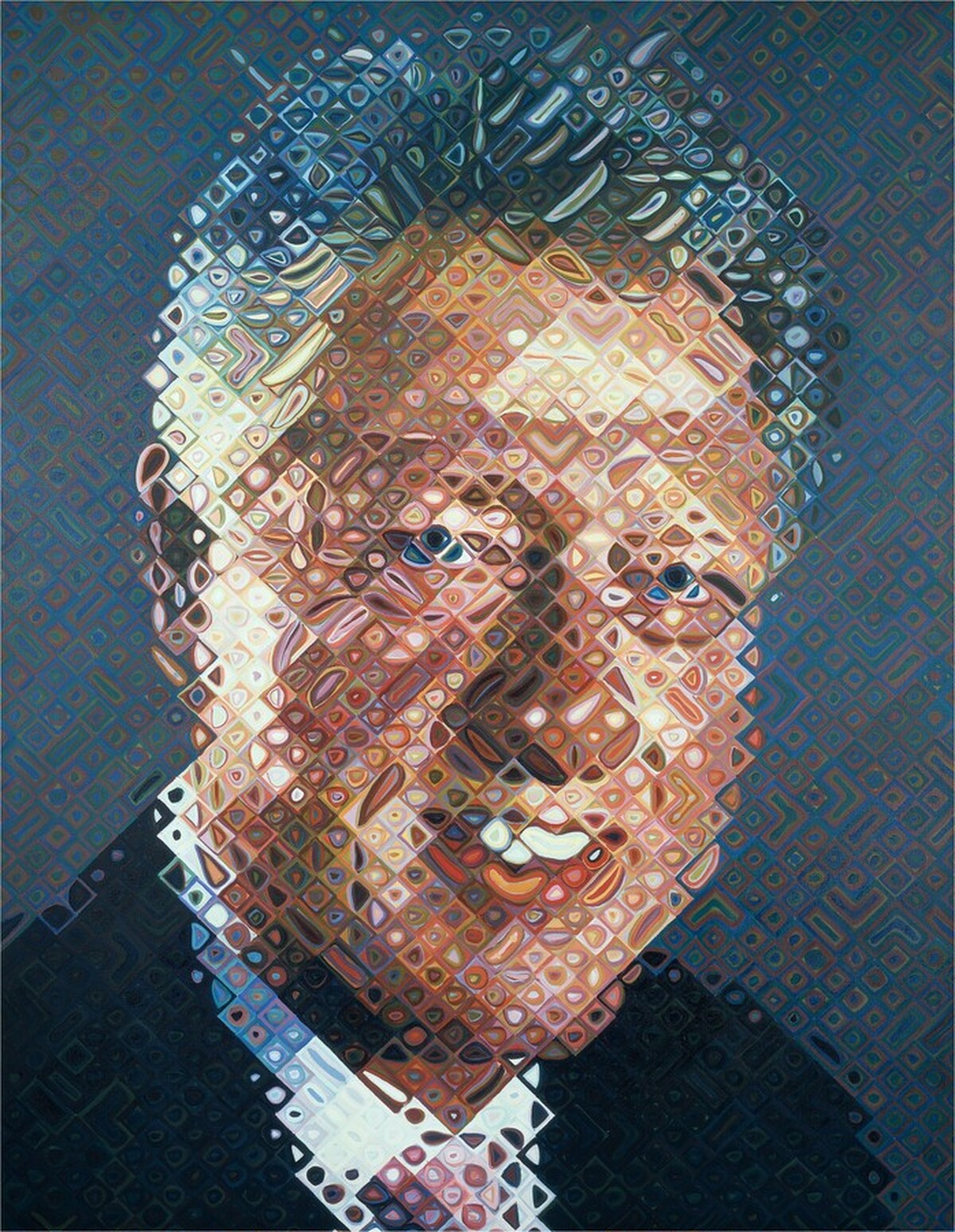 President Bill Clinton by Chuck Close