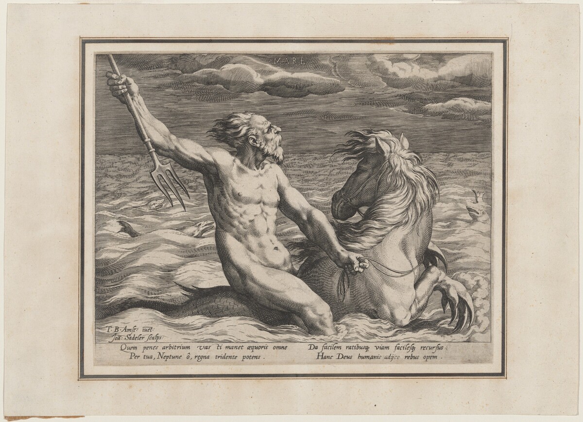 Water by Jan Sadeler I, after Dirck Barendsz