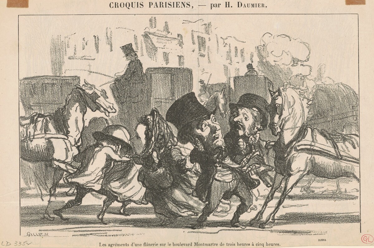 Les agréments d'une flanerie ... by Honoré Daumier