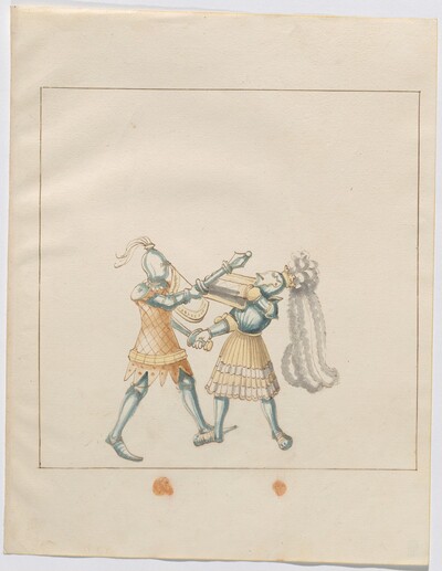 Foot Combat with Maces and Tartsche Shields