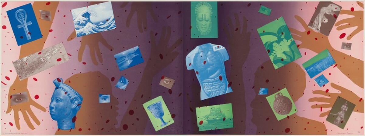 Autobiography: Past & Present II by Howardena Pindell