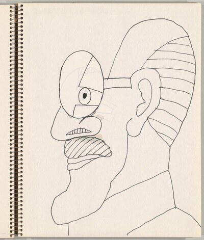 Self-Portrait in Profile
