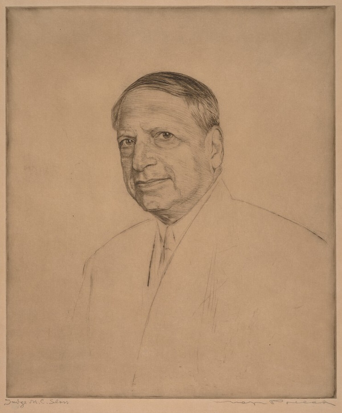 Judge M.C. Sloss by Max Pollak