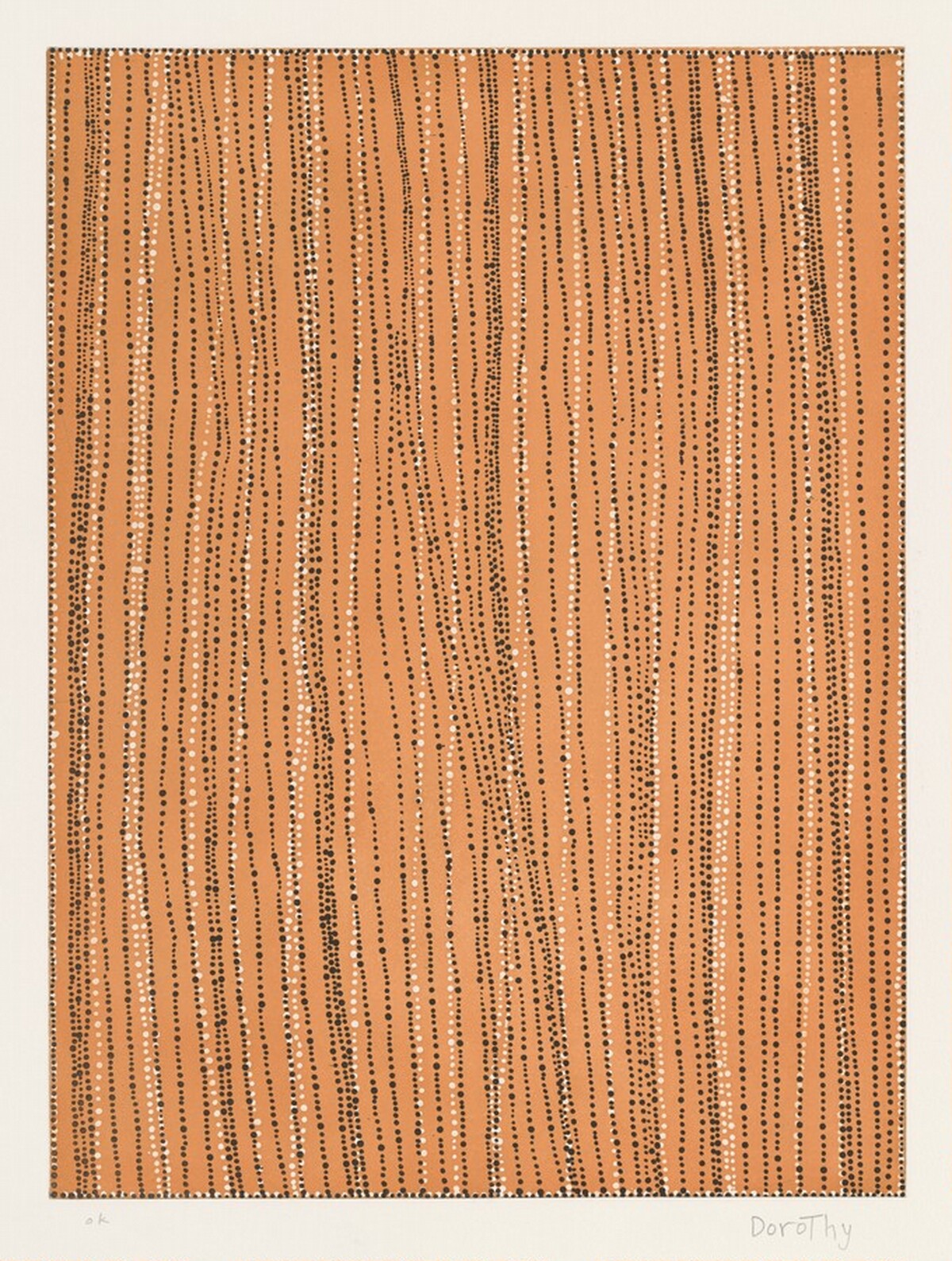 Kana-Kurlangu Jukurrpa (Digging Stick Dreaming) by Dorothy Napangardi