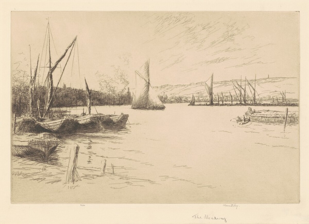 The Medway by Kerr Eby