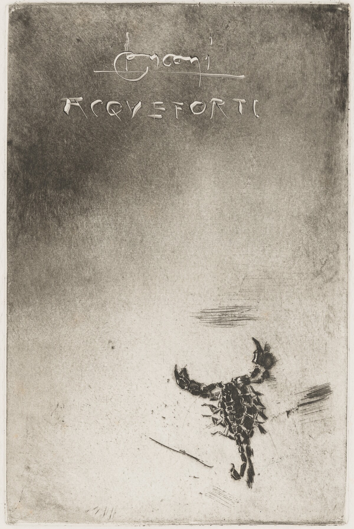 Frontispiece with Scorpion by Luigi Conconi
