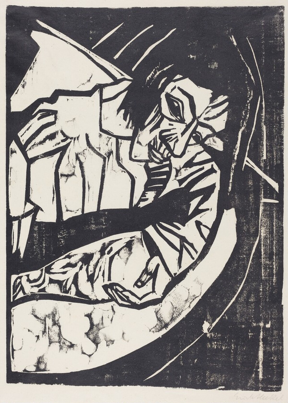 Tired (Müde) by Erich Heckel