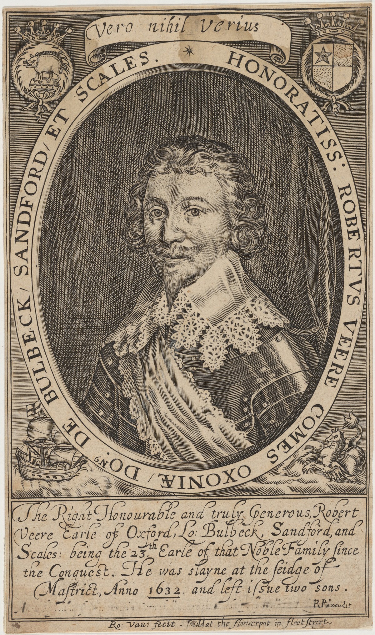 Robert de Vere, Earl of Oxford by Robert Vaughan