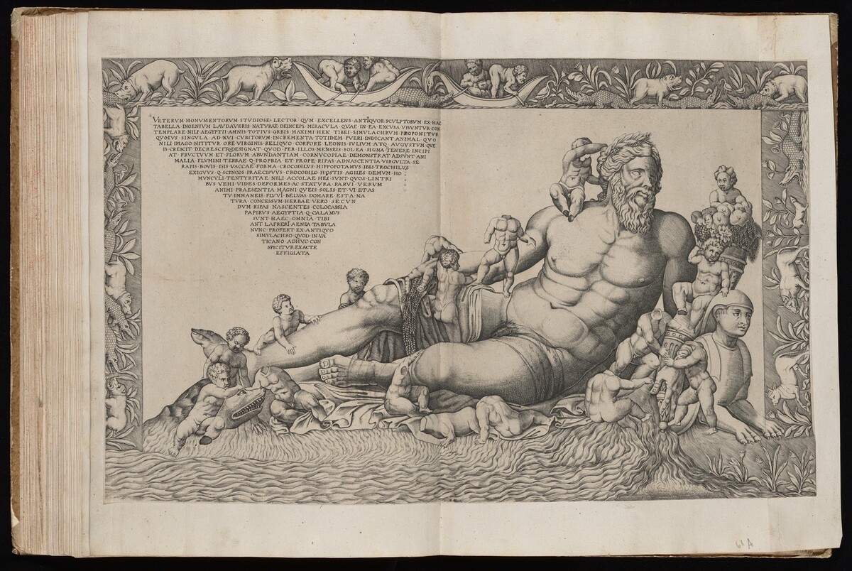 The Statute of the Nile by Attributed to Nicolas Beatrizet, published by Antonio Lafreri