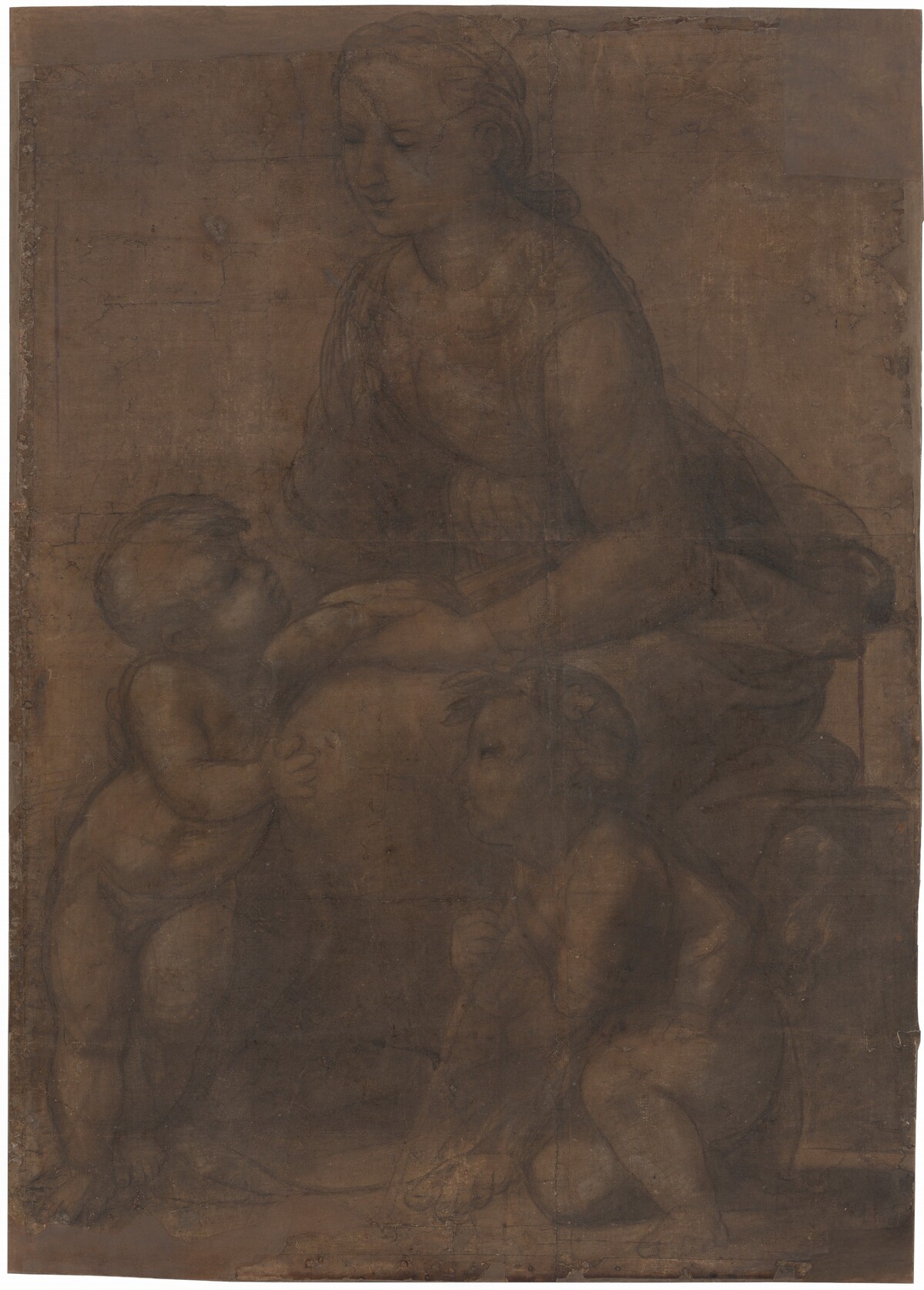 The Madonna and Child with Saint John the Baptist by Raphael