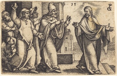 The Pharisees Wish to Stone Christ
