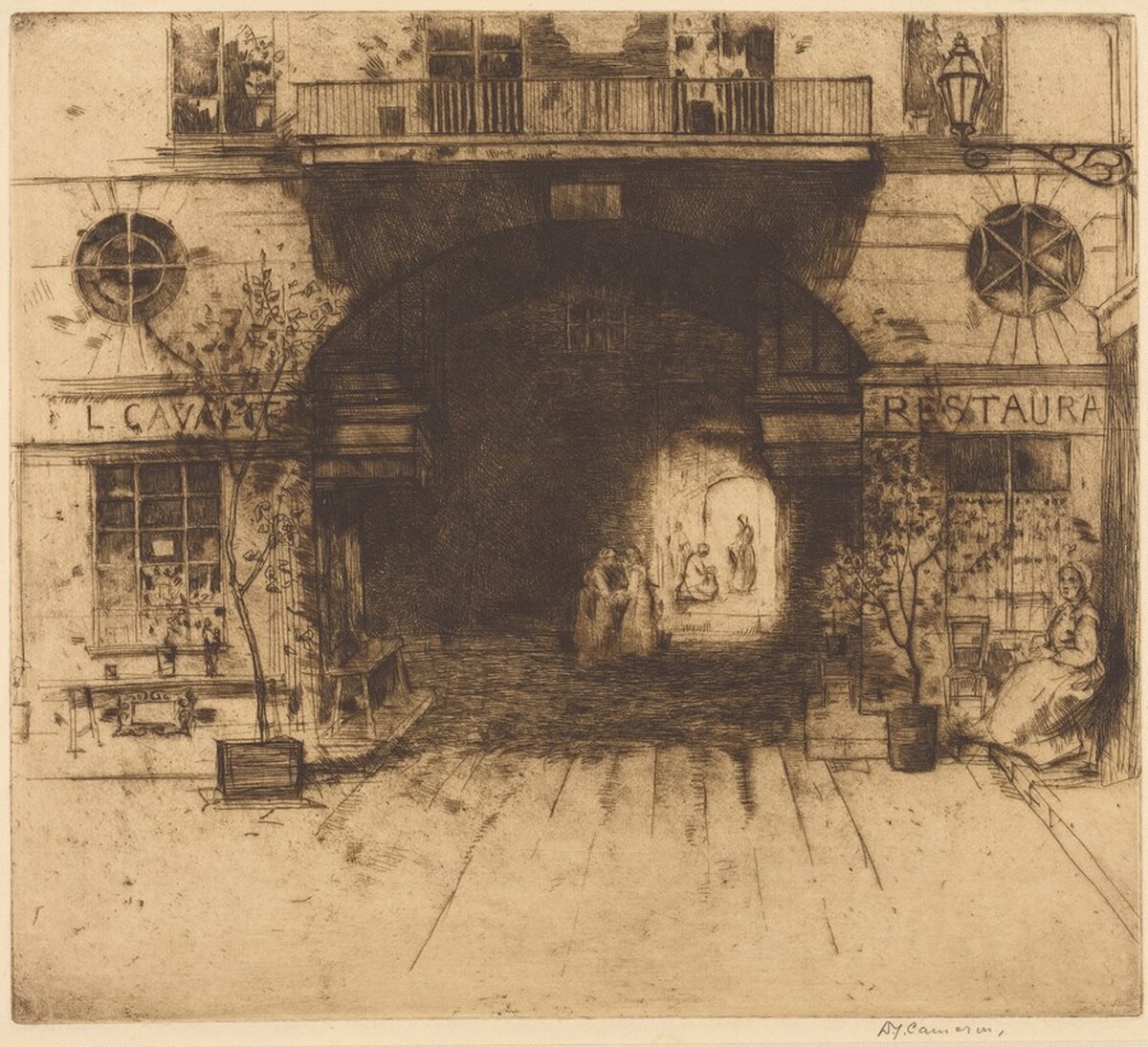 Restaurant Cavalier by David Young Cameron
