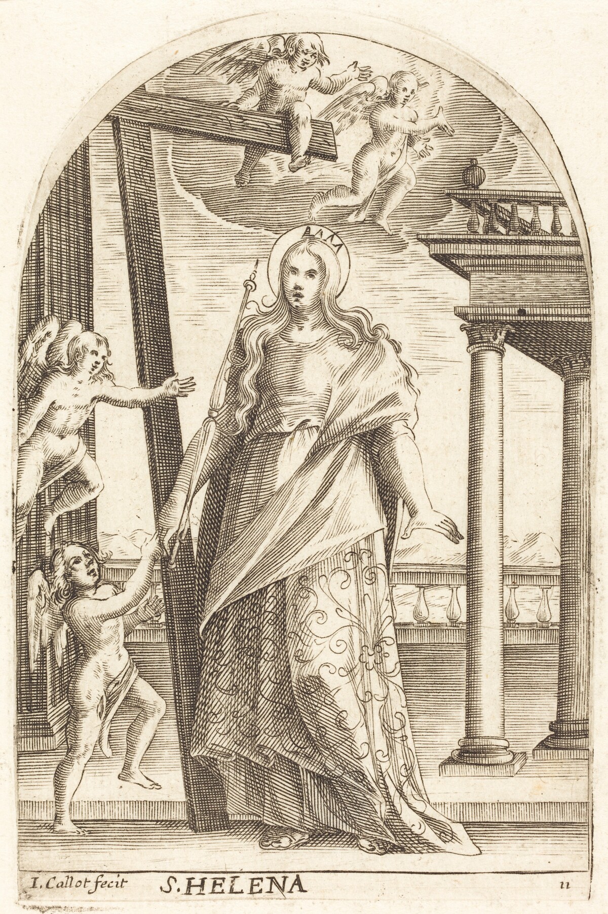Saint Helen by Jacques Callot