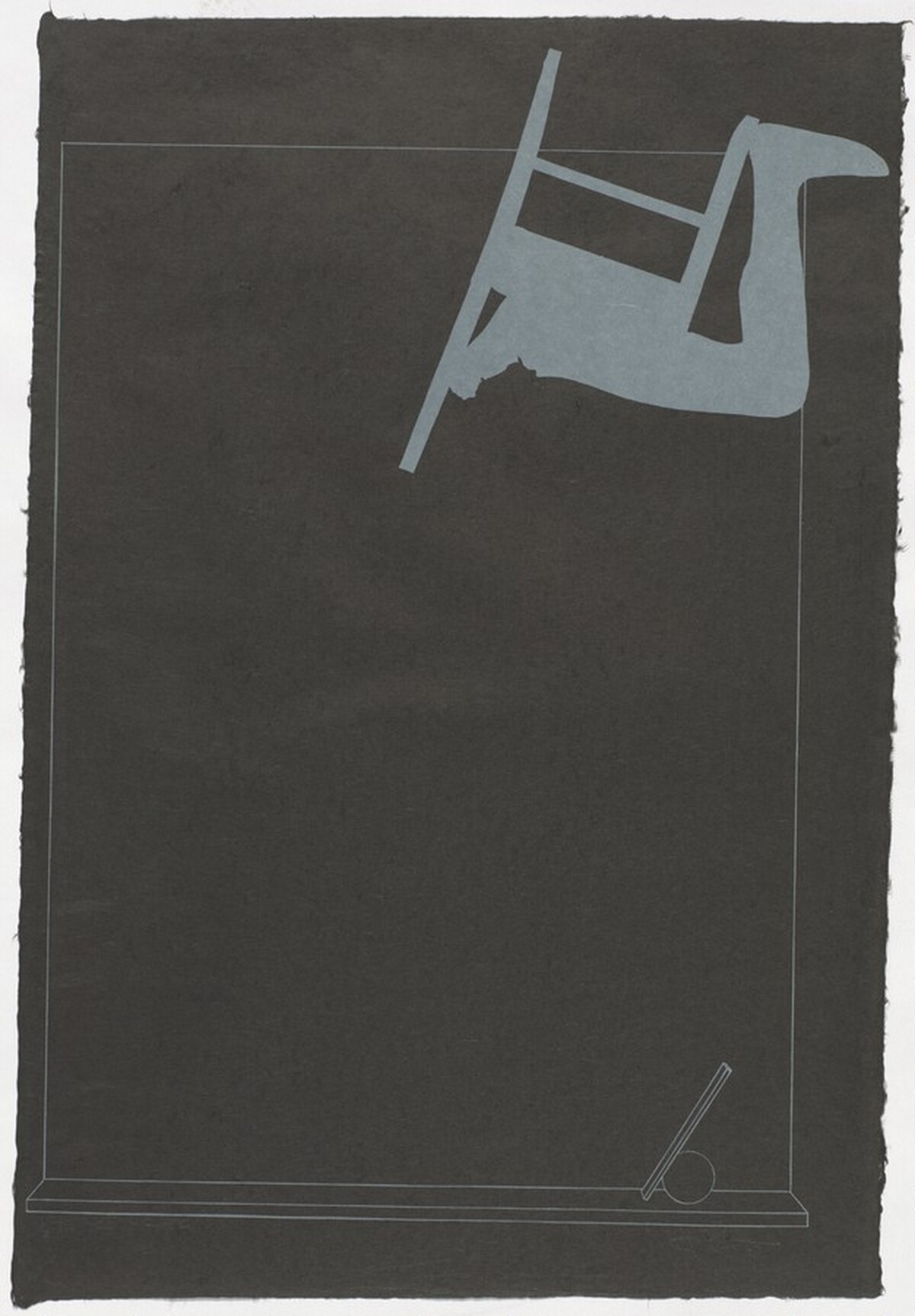 Watchman [trial proof] by Jasper Johns