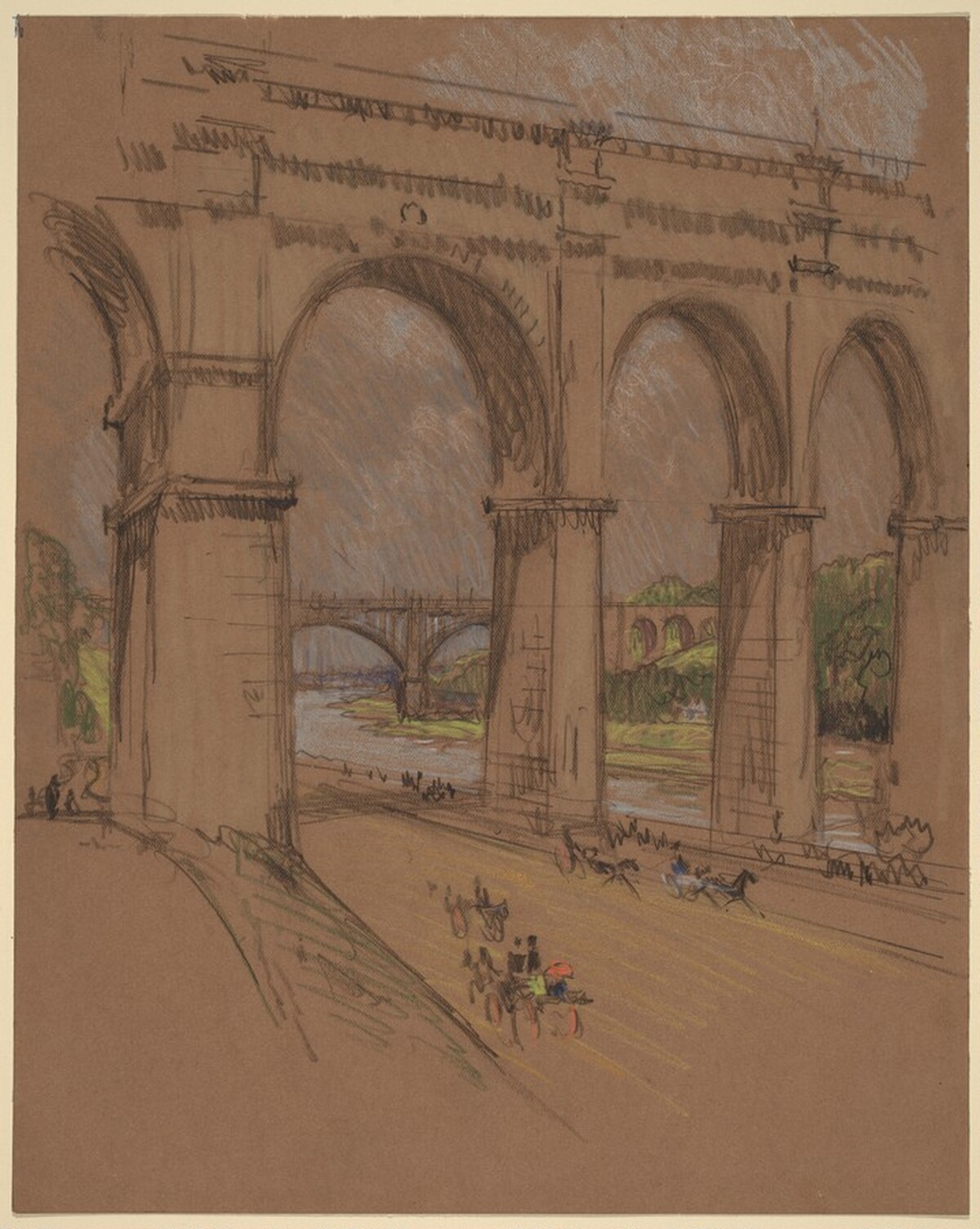 High Bridge by Joseph Pennell
