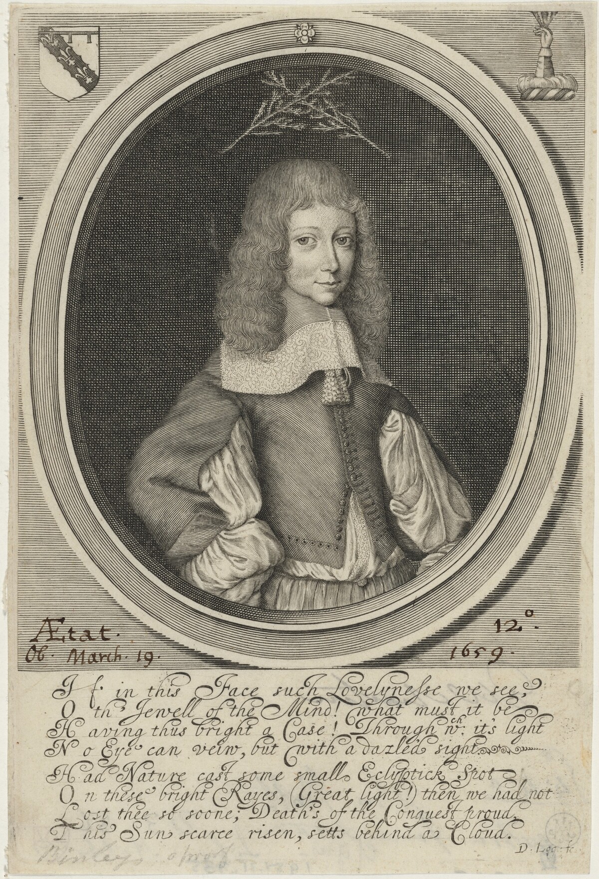 John Goodhand Holt by David Loggan