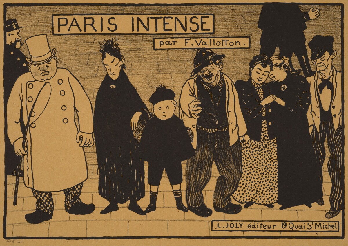 Frontispiece from "Paris Intense" by Félix Vallotton