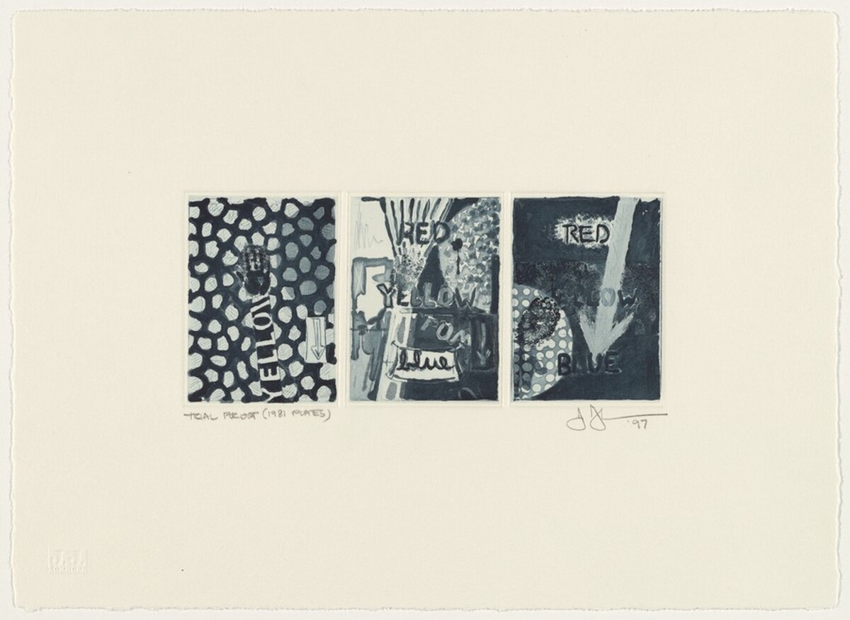 Untitled [trial proof] by Jasper Johns