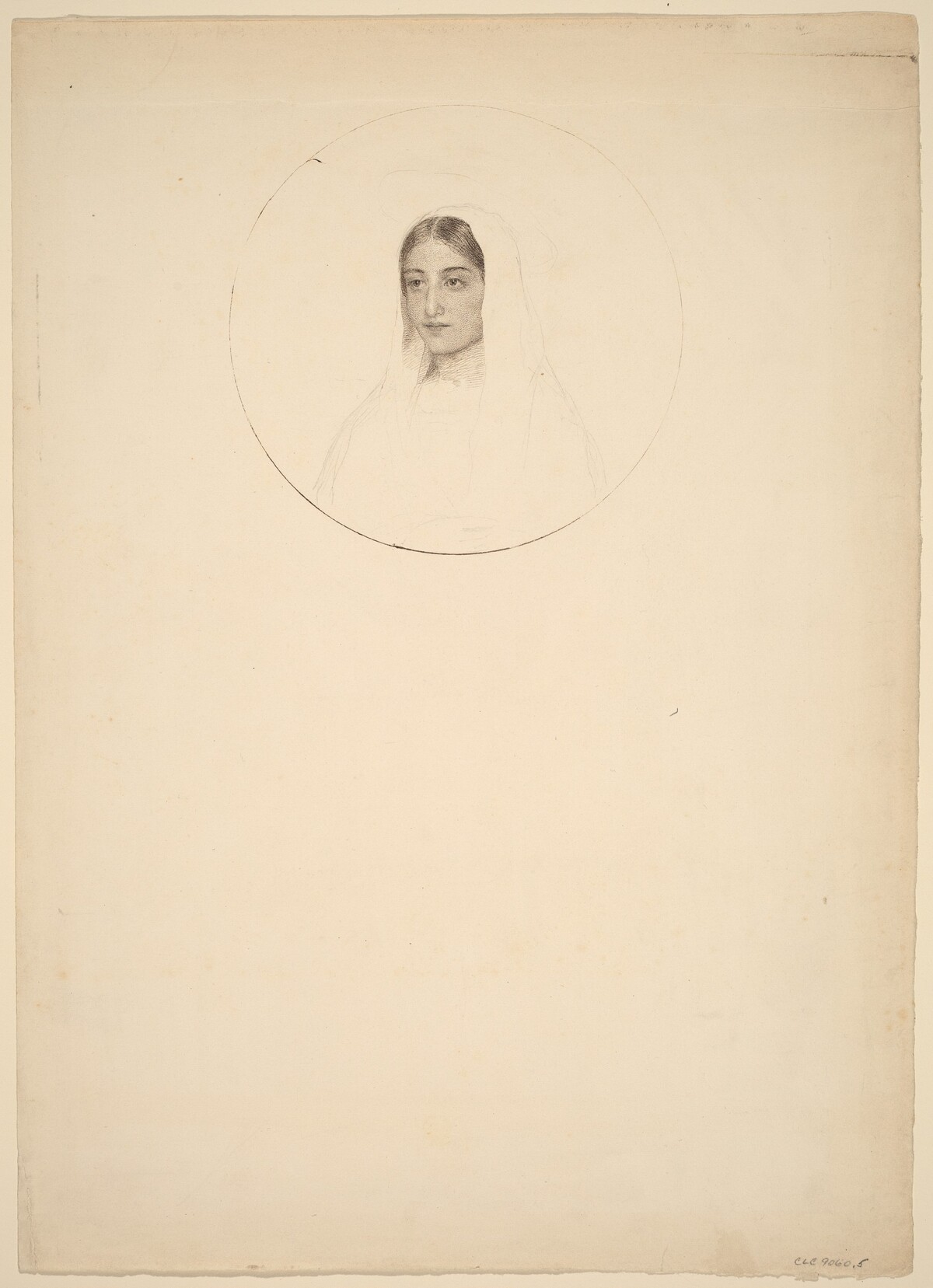 Young Woman's Head by Esther Frances Alexander