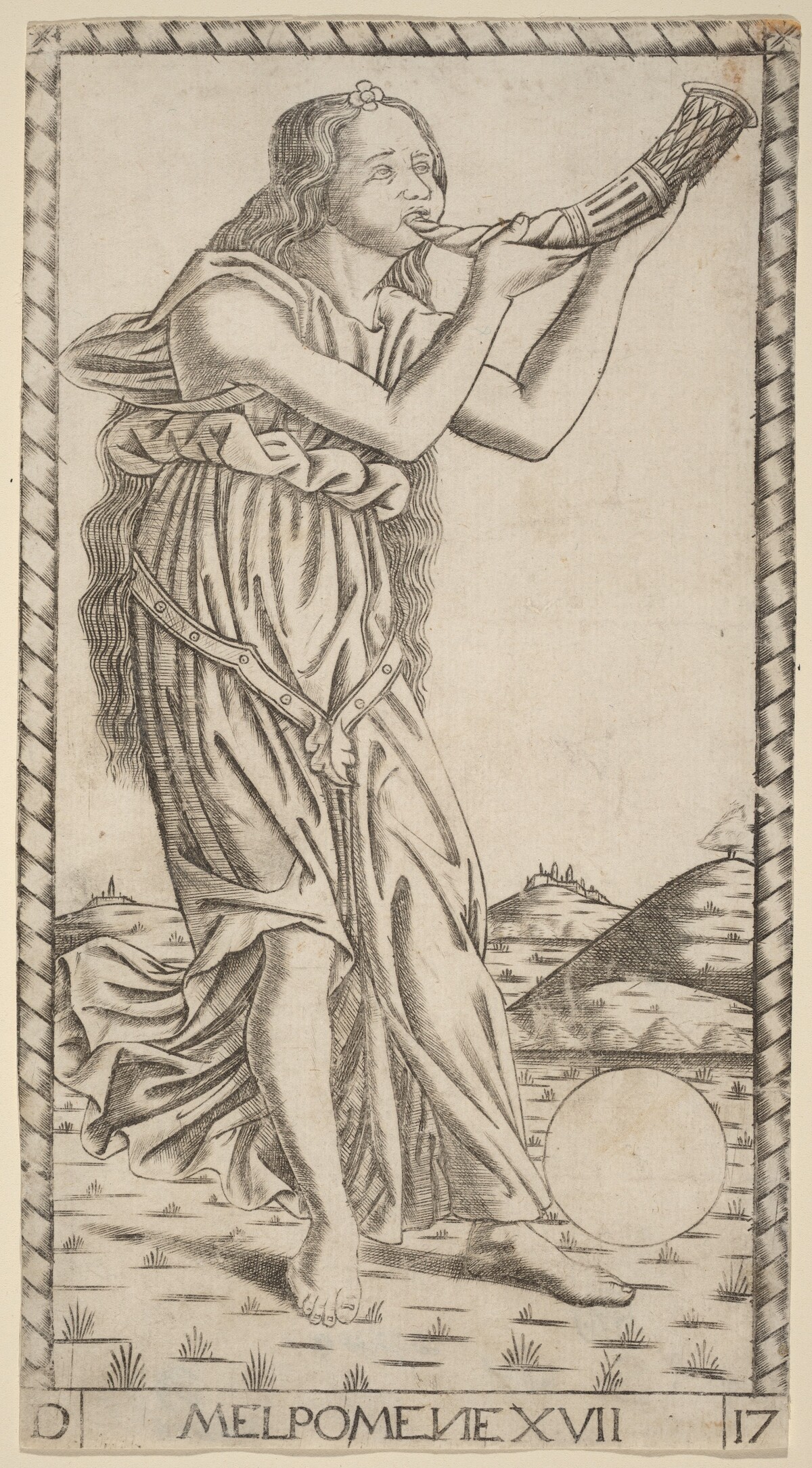 Melpomene by Master of the S-Series Tarocchi