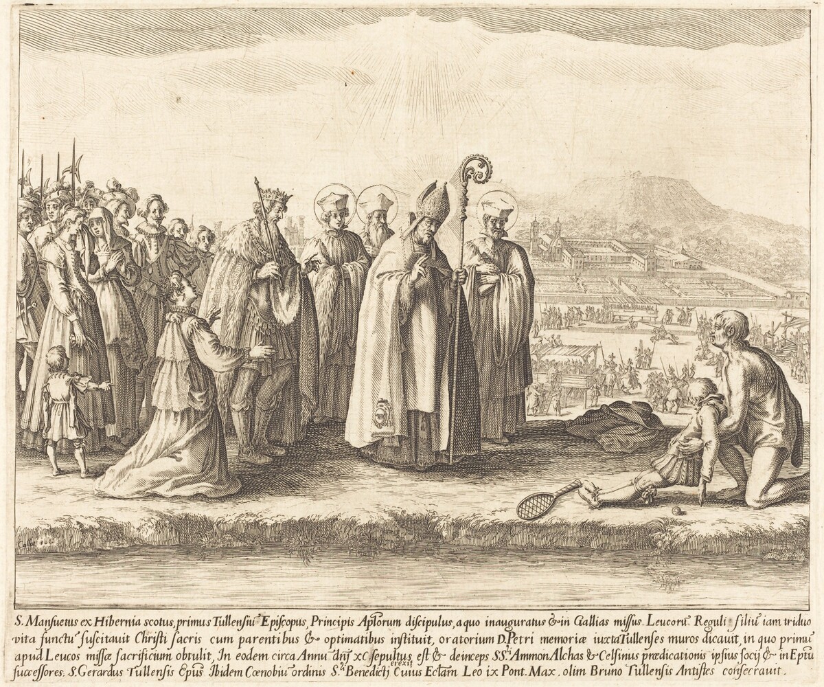 The Miracle of Saint Mansuy by Jacques Callot