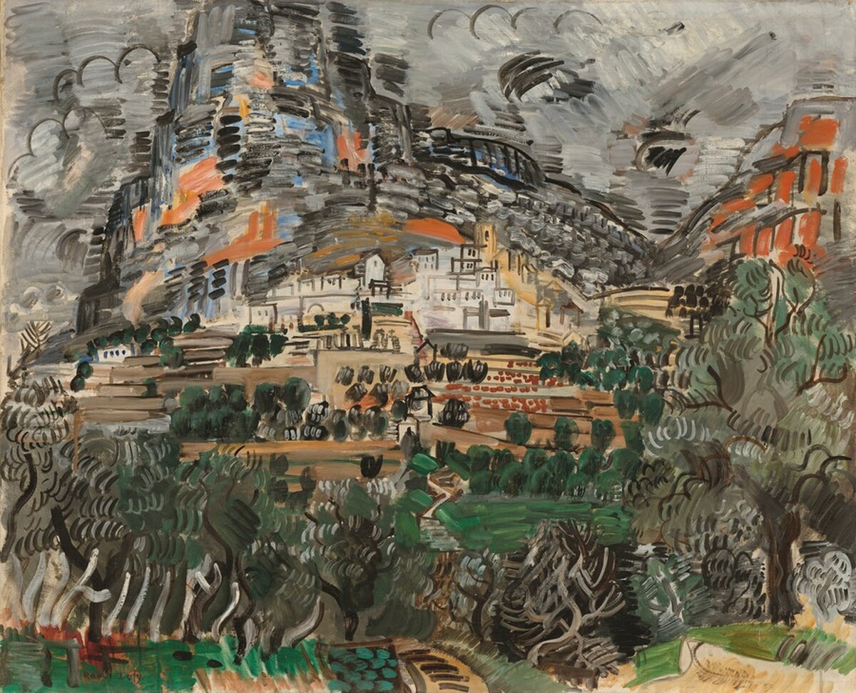 Saint-Jeannet by Raoul Dufy