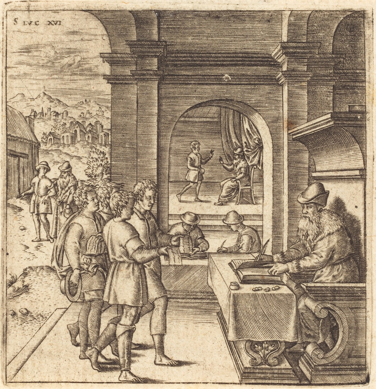 The Dishonest Steward by Léonard Gaultier