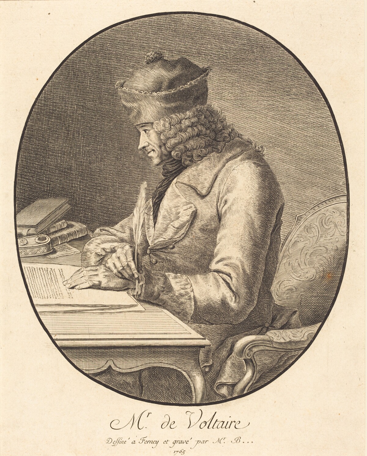 Mr. de Voltaire by Stanislas-Jean de Boufflers