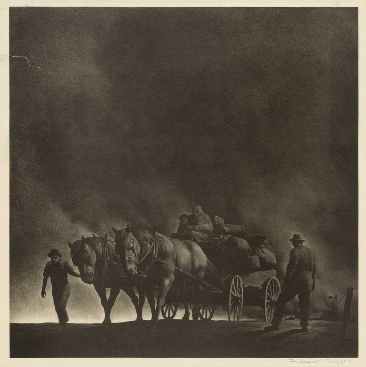 Dust Storm by Robert Riggs