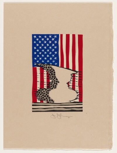 Flag and Vase