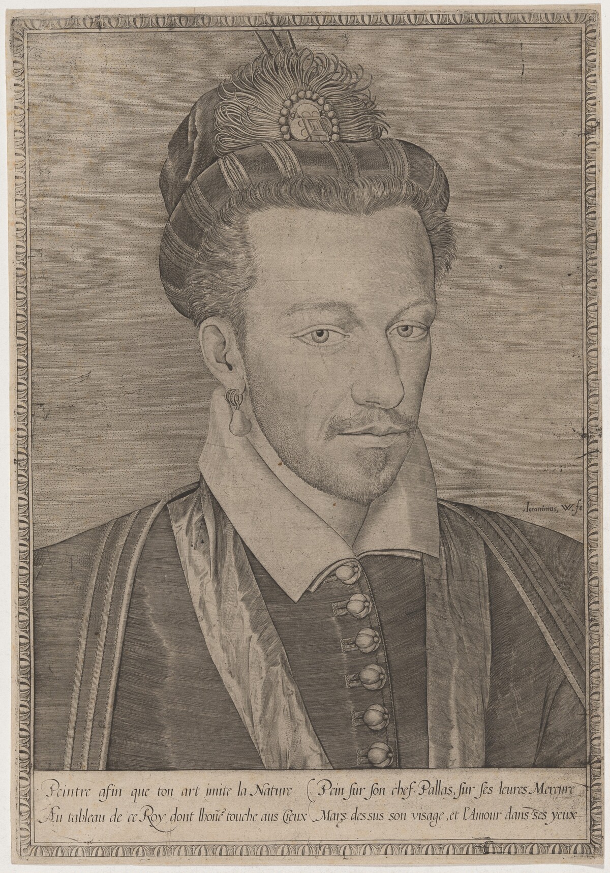 Henry III of France by Hieronymus Wierix