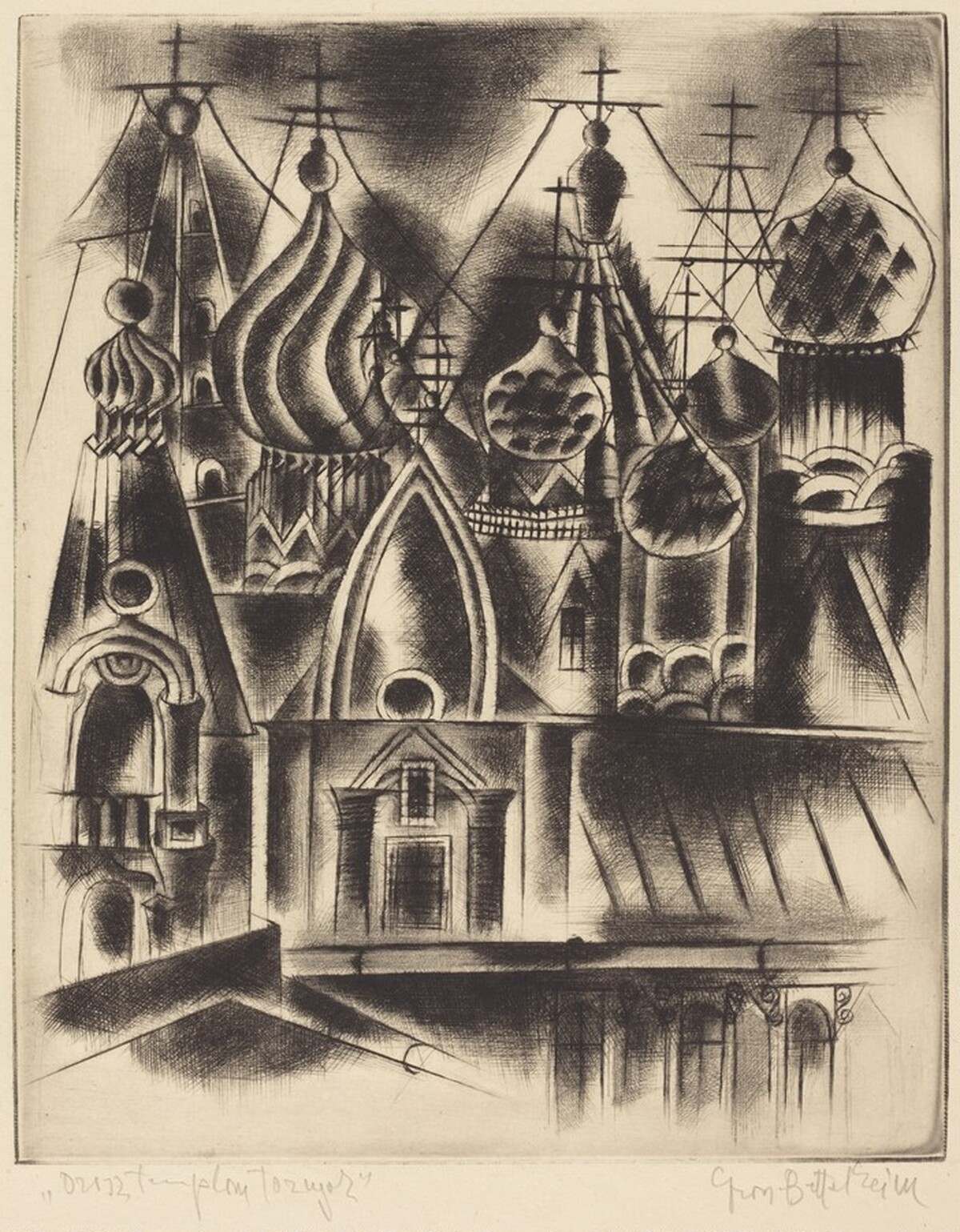 Orosz Templomtornyok (Russian Church Towers) by Jolán Gross-Bettelheim