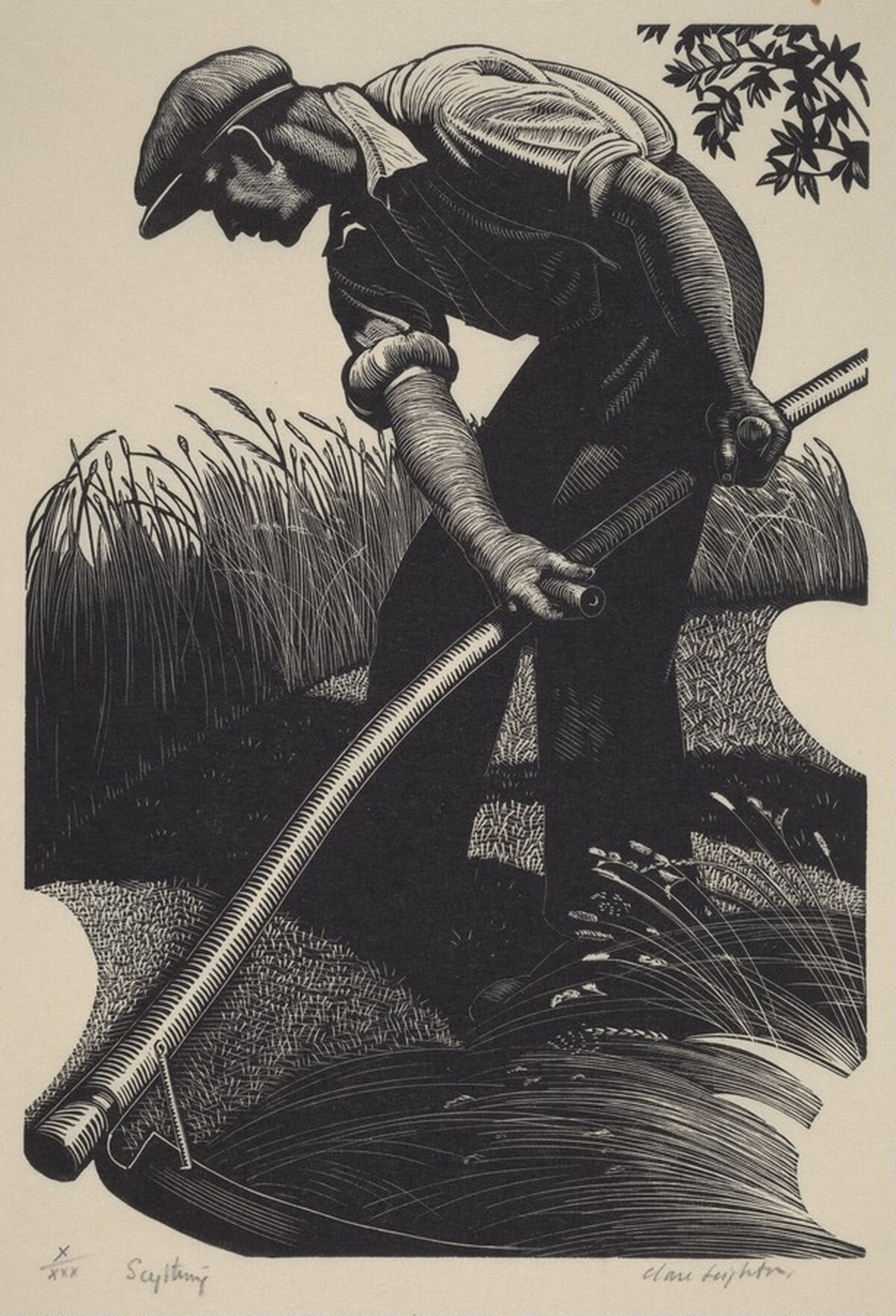 Scything by Clare Leighton