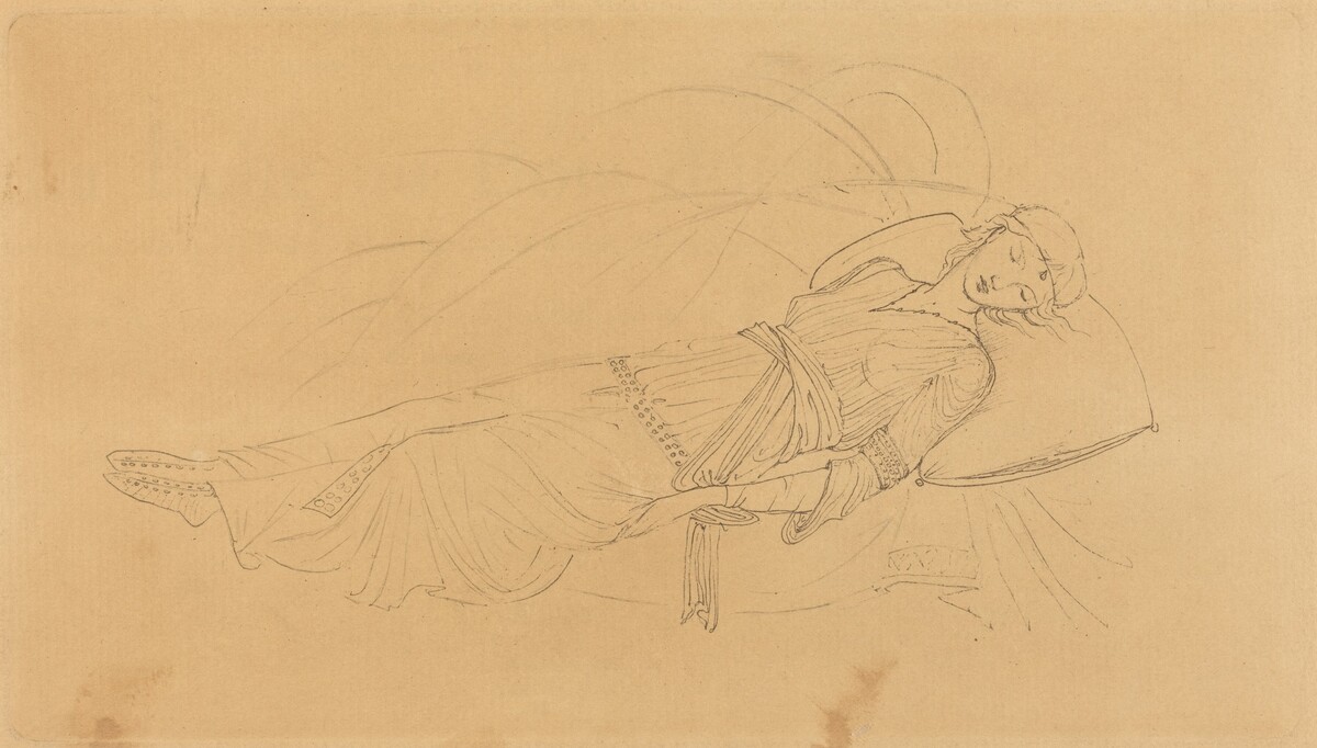 La Belle au bois dormant by after Sir Edward Coley Burne-Jones