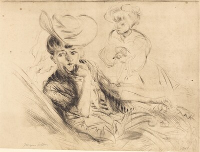 Gaby in a Chaise Longue