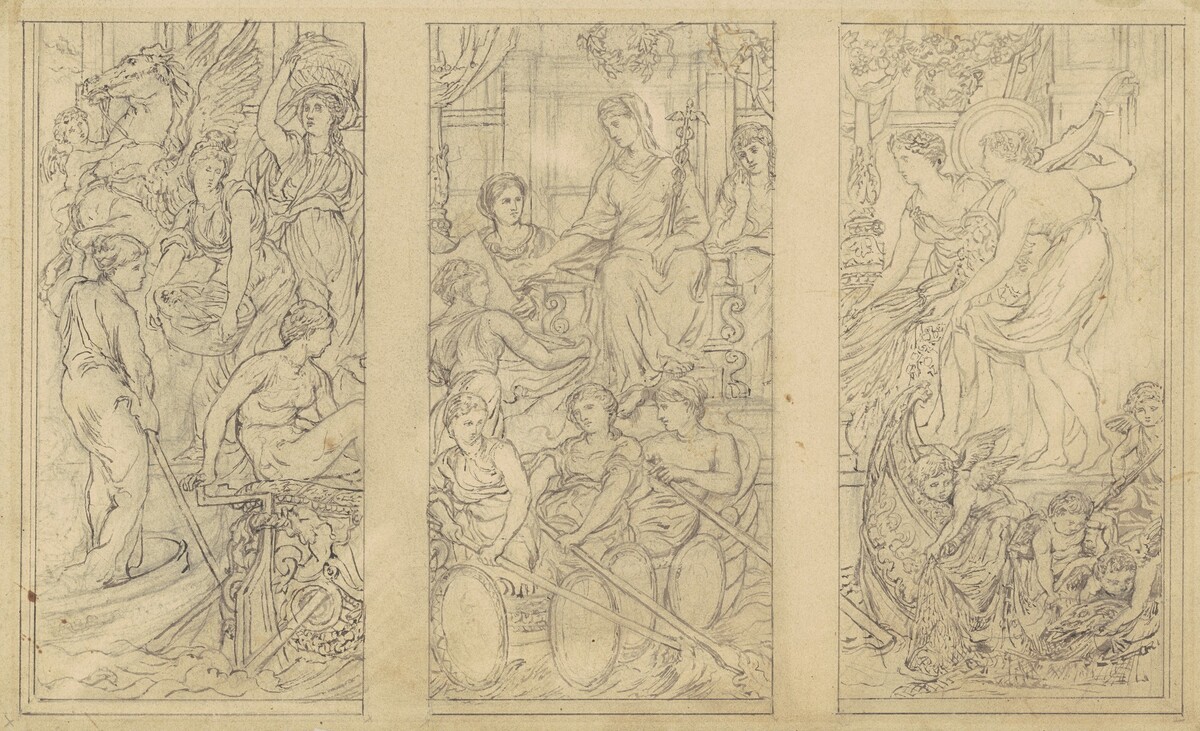 Study for "Commerce" by John La Farge
